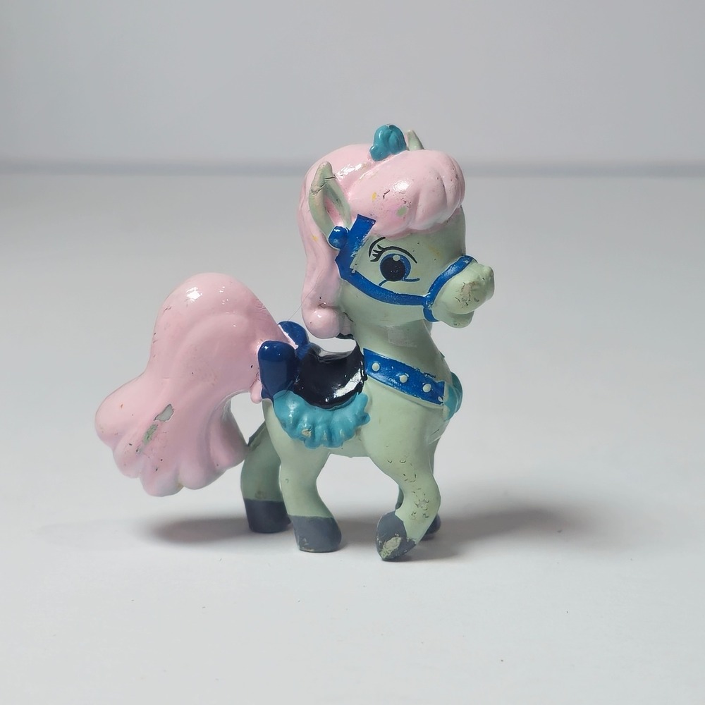 Disney Palace Pets Mini Figure Bibbidy Pony Green Pink Fair Cinderella Horse